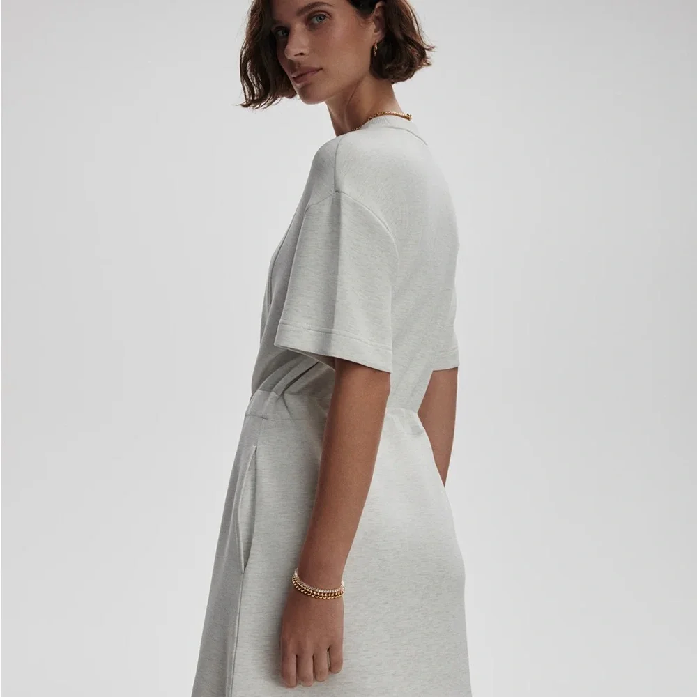 Varley Maple 2.0 Dress in Ivory Marl size Medium - Picture 3 of 13